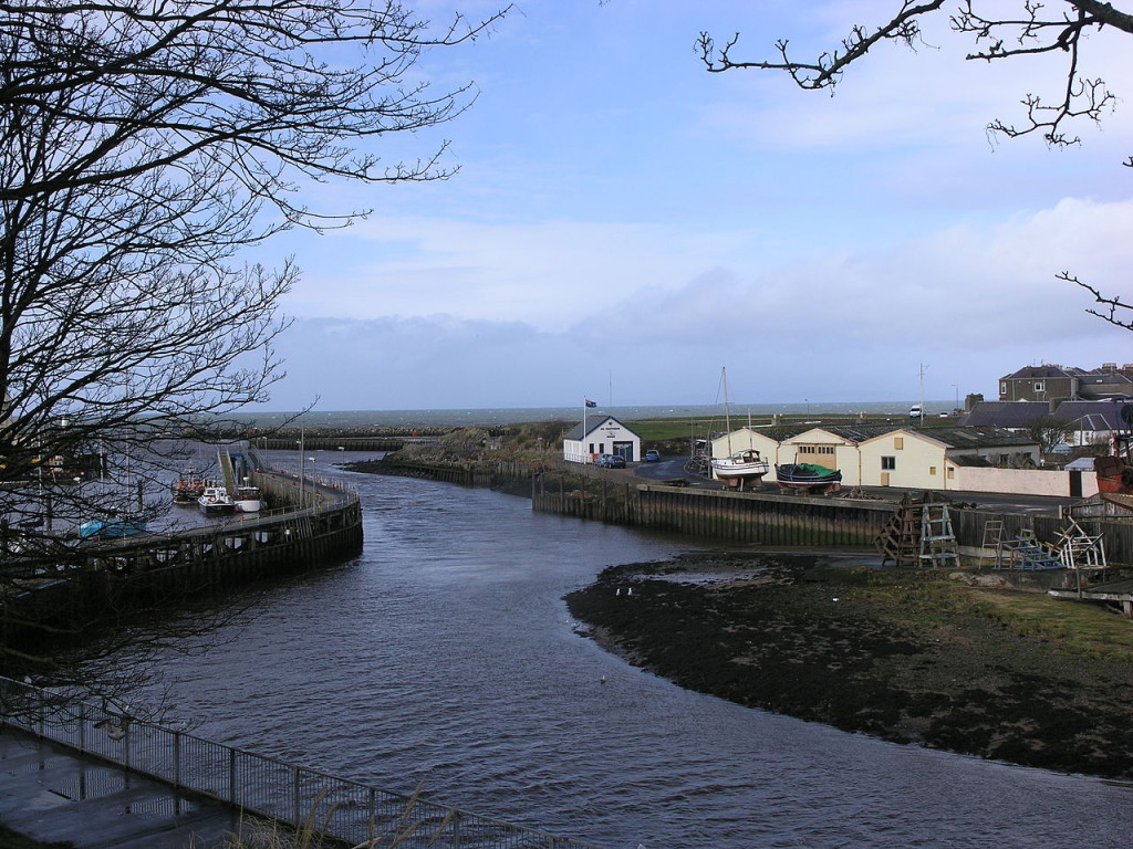 Der Hafen von Girvan in den Lowlands, Foto von SeanMack, GNU-Lizenz
