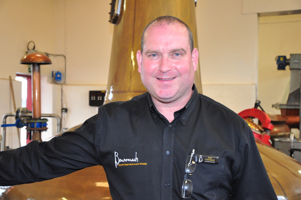 Distillery Manager Keith Cruickshank prägt seit Juni 1998 den Charakter der Benromach Malts. Foto Copyright Ernie - Ernst J. Scheiner 2014. Alle Rechte vorbehalten.