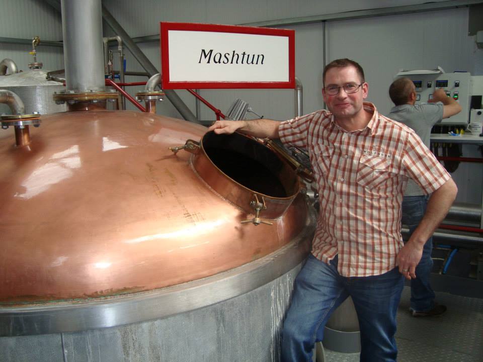 Distillery Manager Shaun Fraser vor dem Mashtun. Foto Copyright Mario Prinz 