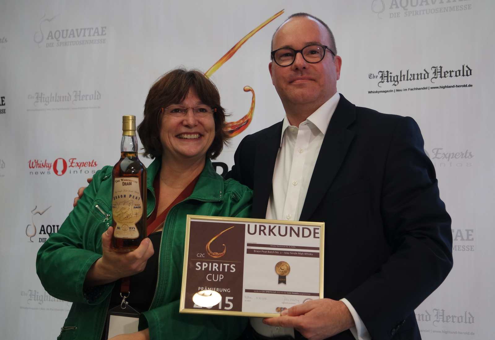 Braon Peat - der bestbewertete Whisky beim C2C Spirits Cup 2015