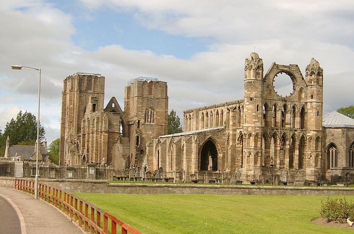 Die zerstörte Kathedrale von Elgin (Moray) - Bild unter GNU-Lizenz