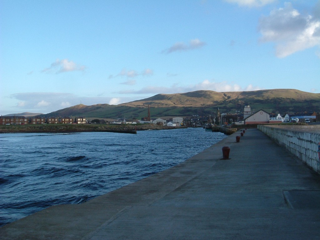 Der Hafen von Girvan in den Lowlands. Foto von A.M.Hurrell - Public Domain