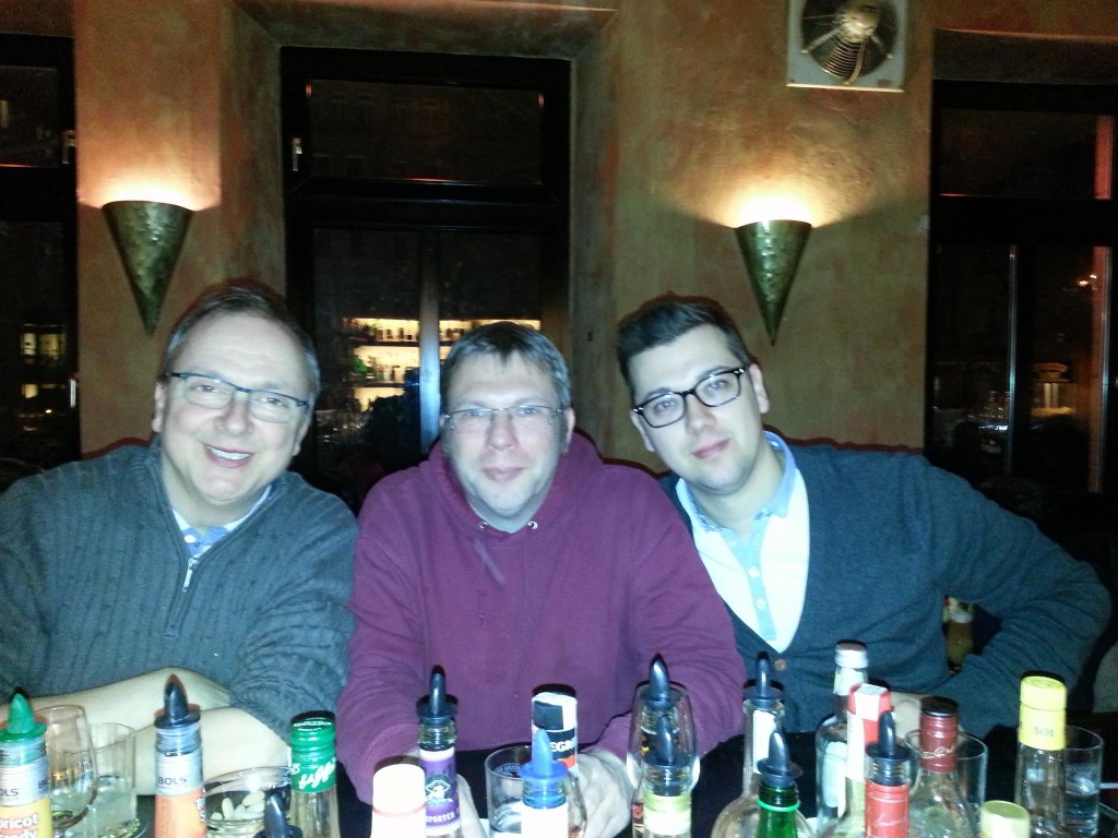 Bernhard Rems, Dirk Piesczek und Simon Rosenkranz bei einem Redaktionstreffen in Nürnberg (oder besser gesagt: Danach)