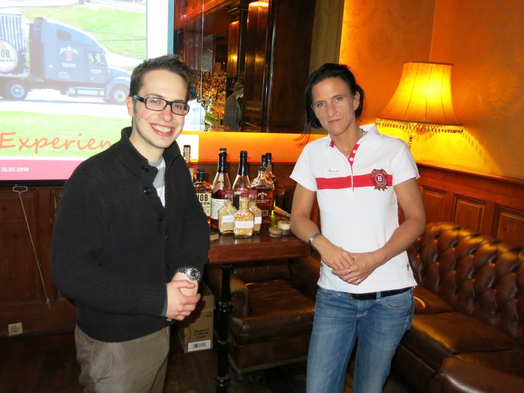 Reinhard Pohorec (Whiskyexperts) und Tanja Bempreiksz (Beam)