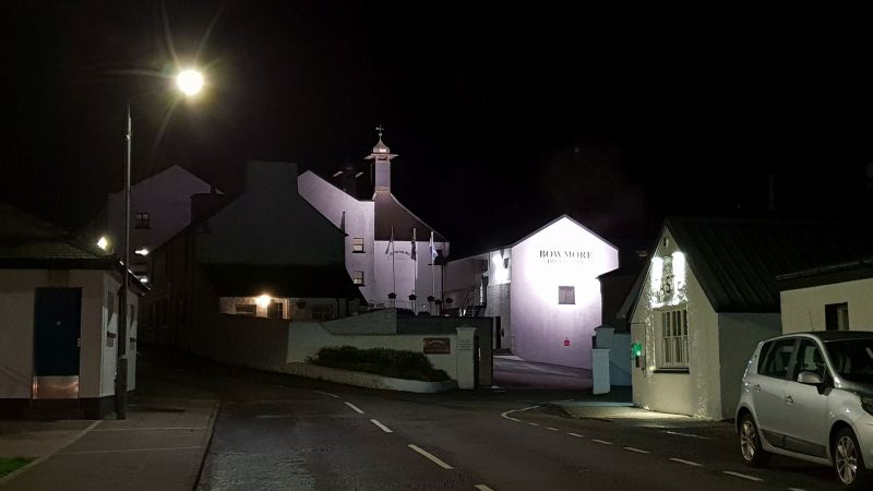 Bowmore at night