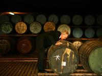 The Balvenie - David Stewart nosing a cask (2)