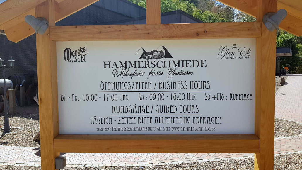 Die Hammerschmiede, Manufactur feinster Spirituosen  und Heimat des Glen Els
