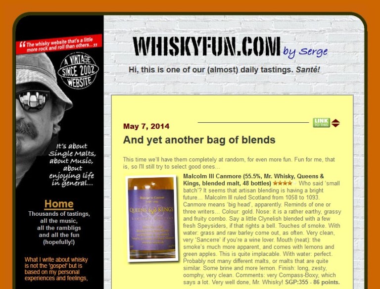 Whiskyfun: NAS-Gedanken und Ankündigung eines Tastings