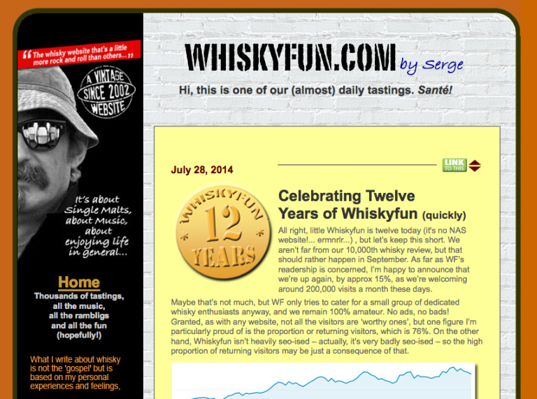 Whiskyfun feiert 12 Jahre mit 5 symbolischen Verkostungen