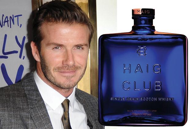 David Beckham’s Single Grain „Haig Club“ jetzt im UK-Verkauf