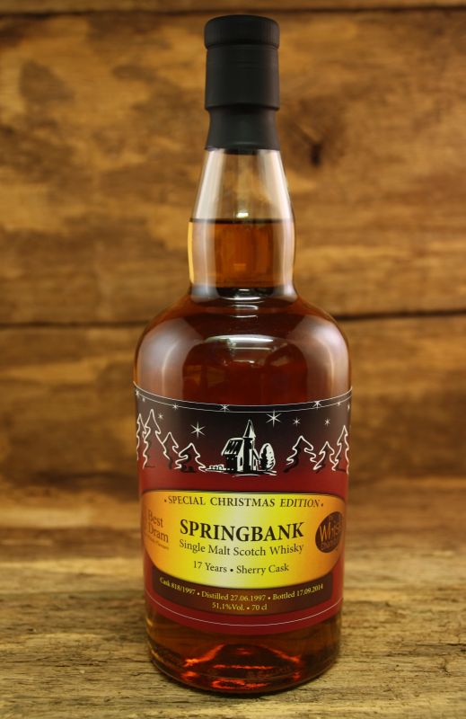 Wir verkosten: Springbank 17 Jahre Sherry Cask, Best Dram & The Whisky Chamber
