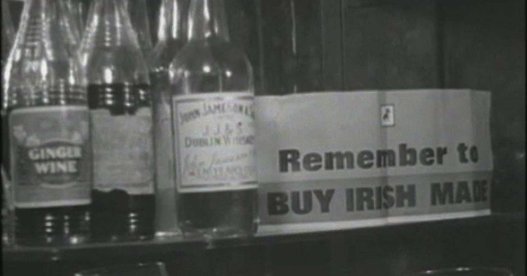 Video: So wurde 1965 irischer Whiskey beworben