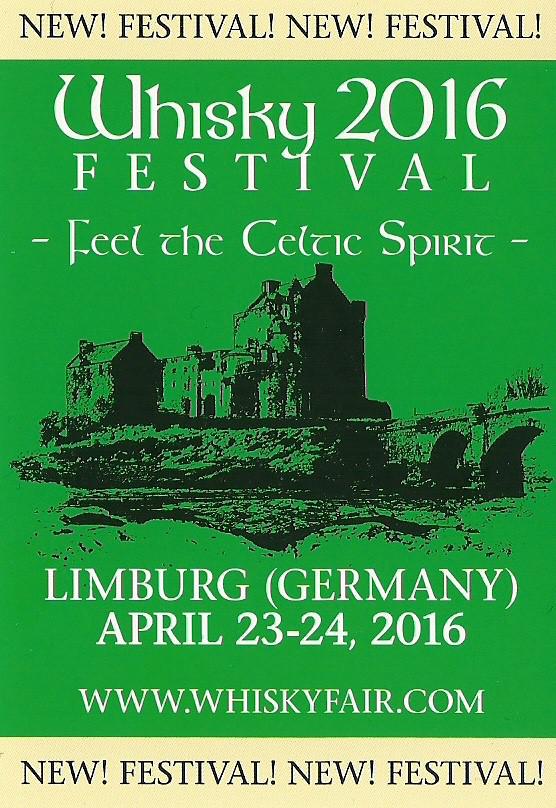 PR: 15. Whisky Fair am 23. & 24.04.2016 in Limburg / Lahn