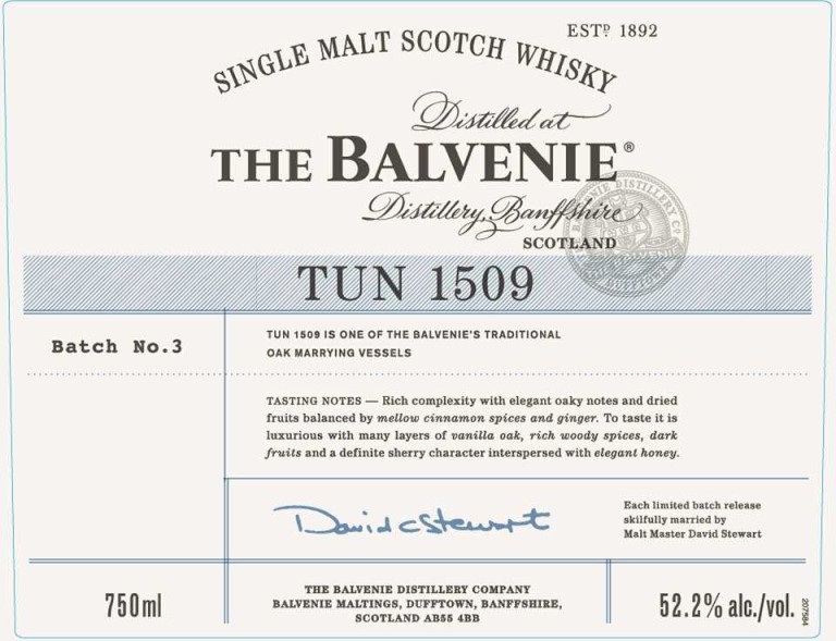 Bald: The Balvenie Tun 1509 Batch 3 (mit offiziellen Tasting Notes)