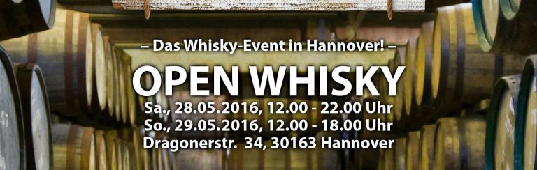 PR: 28. und 29. 5. – Open Whisky, das Whisky-Event in Hannover