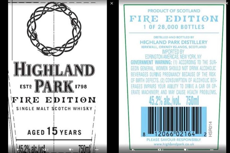 Neu: Labels von Highland Park Fire Edition?
