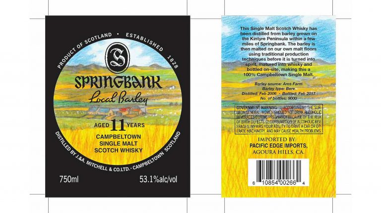 Neuer Springbank Local Barley 11yo – erste Bilder der Label aufgetaucht