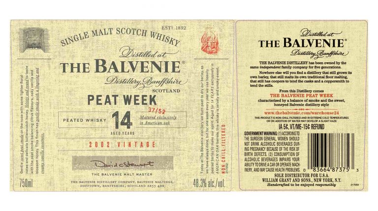 Neu in der TTB-Datenbank: The Balvenie Peat Week 14yo