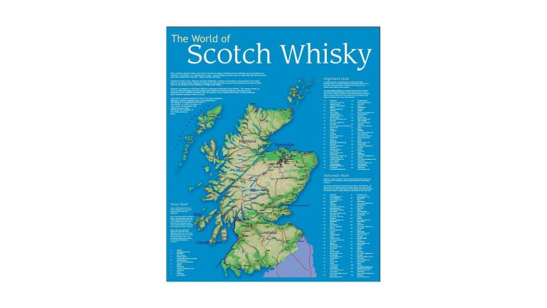 SWA: The World of Scotch Whisky Map 2017
