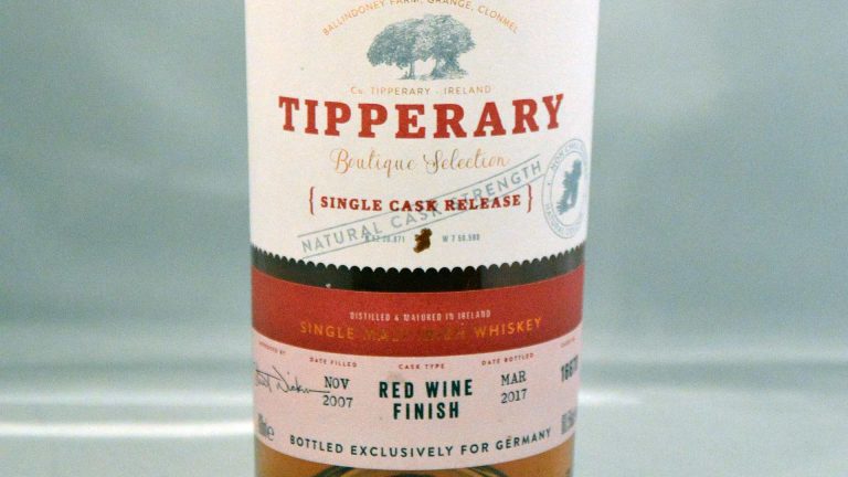 PR: Tipperary Boutique Selection – erste Single Cask Abfüllung ab sofort erhältlich