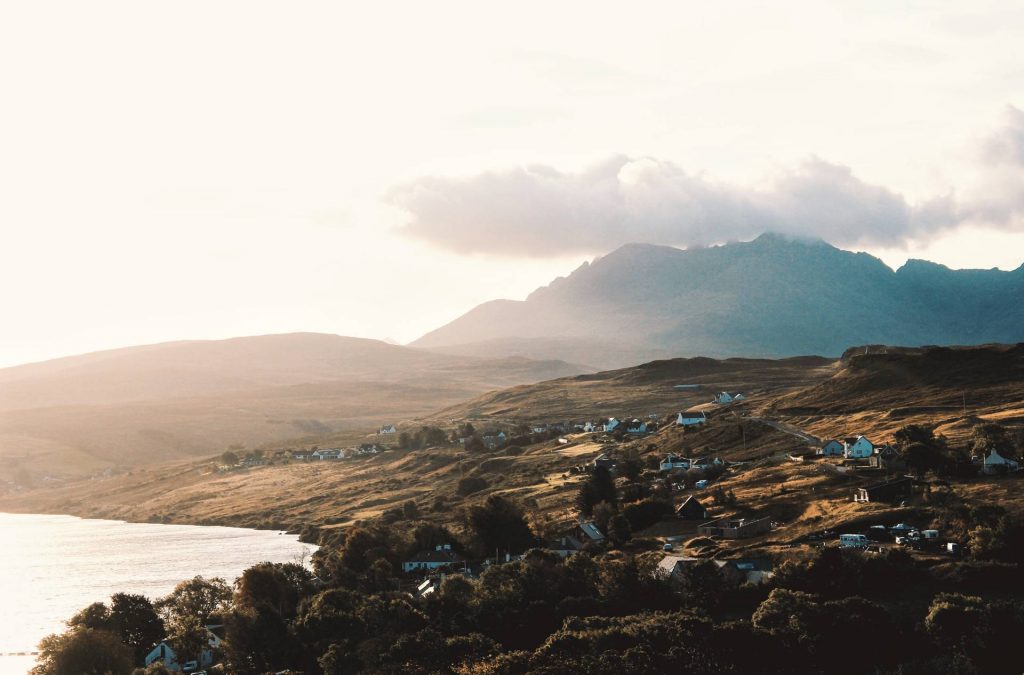 Ein Blick über die Insel Skye