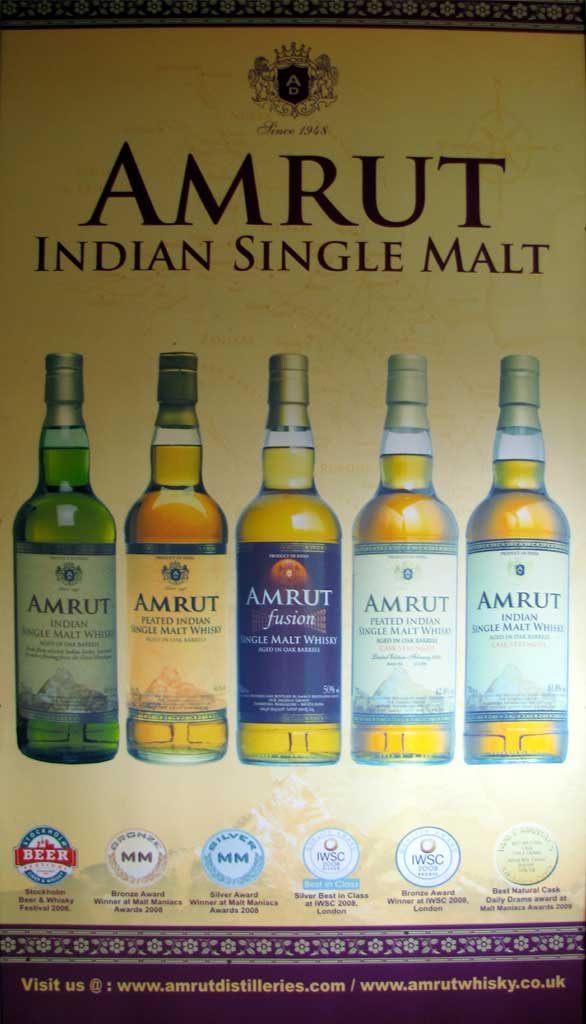 Die Core Range von Amrut Indian Single Malt
