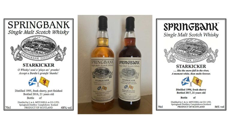 Wir verkosten: Springbank Starkicker 21yo Fresh Sherry Port Finished vs. Fresh Sherry
