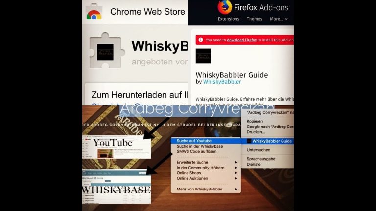 Der WhiskyBabbler Guide – ein Whiskytool für Browser (mit Video)