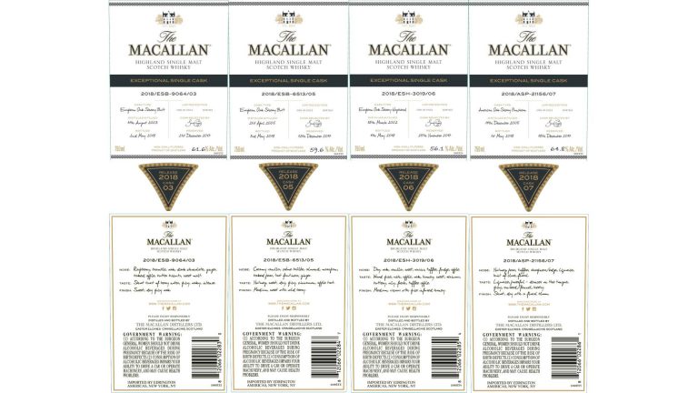 Neu in der TTB-Datenbank: Macallan Exceptional Single Casks Release 2018