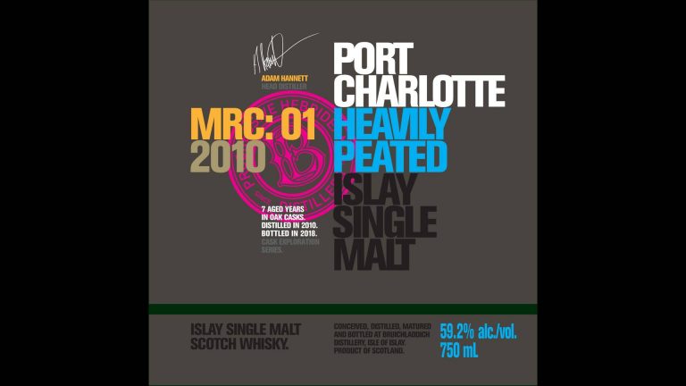Neu in der TTB-Datenbank: Port Charlotte Heavily Peated MRC: 01 2010