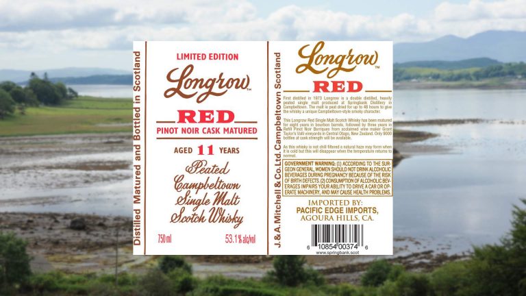 Aufgetaucht: Label zu einem neuen Longrow Red 11yo