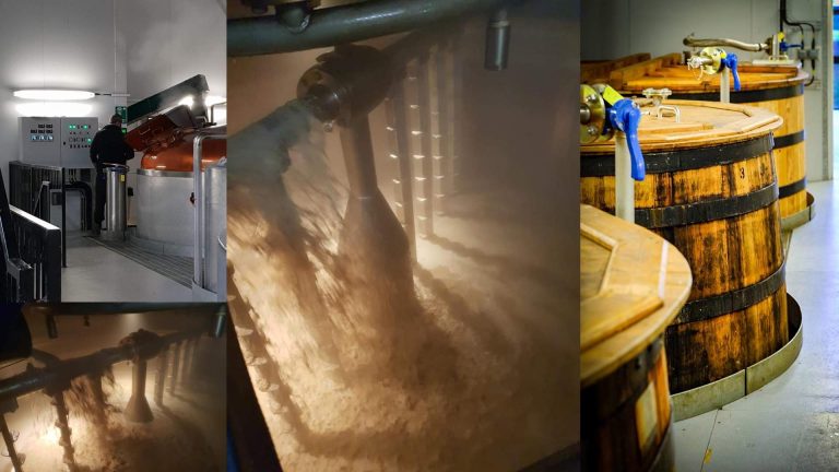 Whisky im Bild: Erstes Einmaischen 2019 bei Ardnamurchan