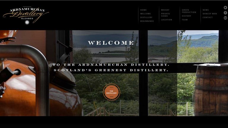Die neue Website der Ardnamurchan Distillery ist online