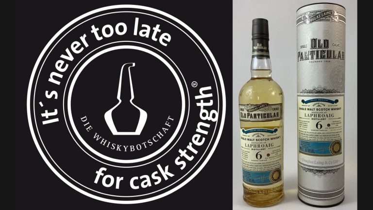 Die Whiskybotschaft startet Serie „It’s never too late for cask strength“ mit Laphroaig