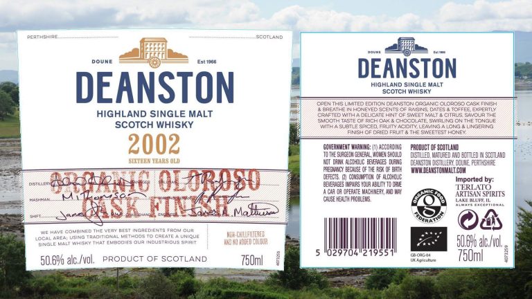 TTB-Neuheit: Deanston 2002 Organic Oloroso Cask Finish