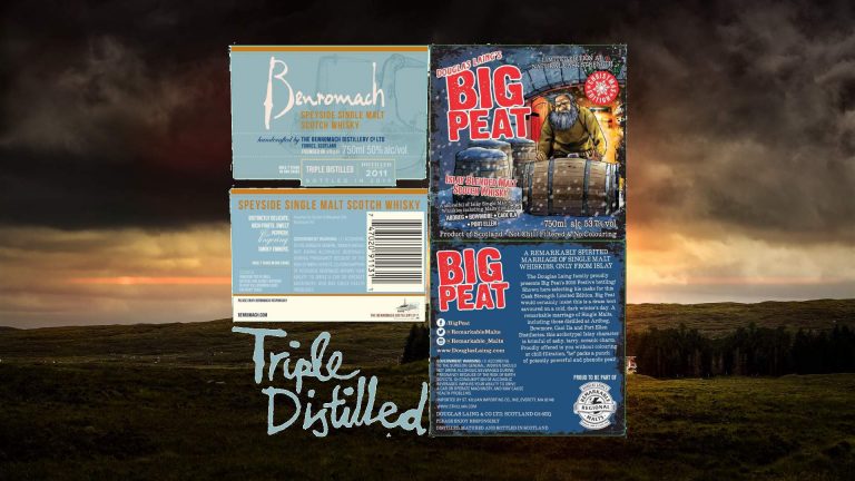 TTB-Neuheit: Benromach Triple Distilled 2011/2019, Big Peat Christmas Edition 2019