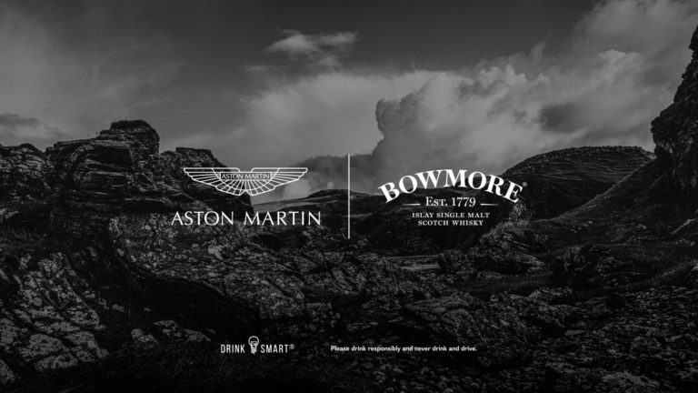 PR:  Aston Martin und Bowmore gehen exklusive Partnerschaft ein