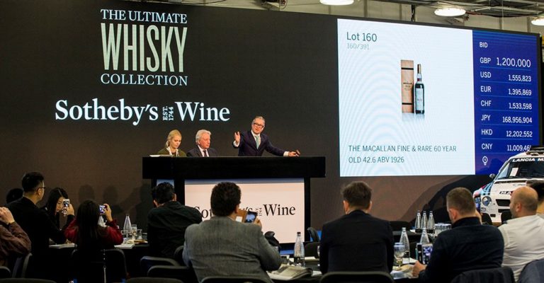 PR: Sotheby’s Whiskyauktion mit Rekordergebnis von 9 Millionen Euro