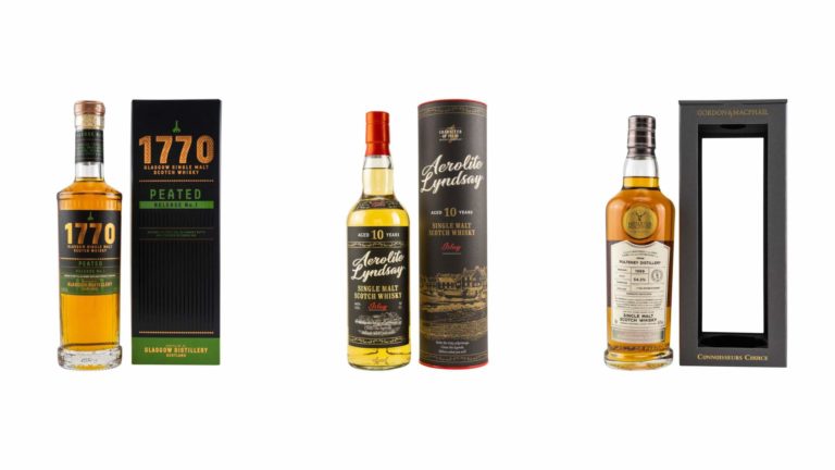 PR: Kirsch Whisky bringt Glasgow Distillery Peated, Islay Aerolite Lyndsay, GM Pulteney 1999 for Germany