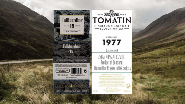 TTB-Neuheiten: Tullibardine 15yo, Tomatin 1977