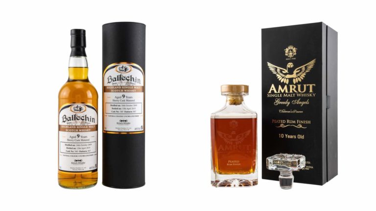 PR: Neu bei Kirsch Whisky – Ballechin 2009/2019 Sherry Cask Matured und Amrut Greedy Angels 10 y.o. – Peated Rum Finish