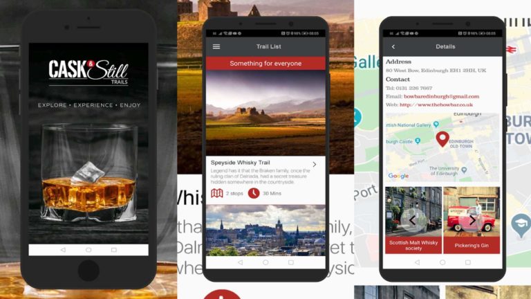 Neue App für Whiskytouristen – Cask & Still von scottishfield.co.uk