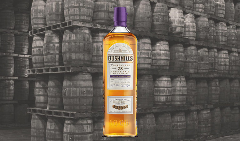 PR: Die älteste lizenzierte Whiskeybrennerei der Welt stellt Bushmills 28 Year Old Single Malt Cognac Cask vor