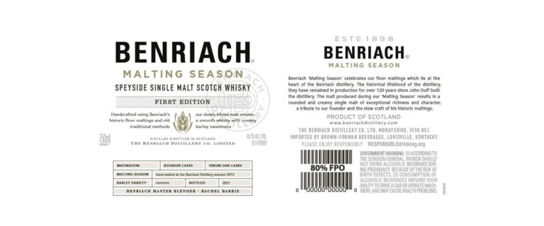 TTB-Neuheit: Benriach Malting Season First Edition