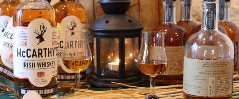 PR: Neue Importe aus England und Irland bei Pinkernells Whisky Market