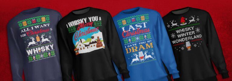 PR: Winter-Kollektion mit Limited Ugly Christmas Sweater von whiskyMerch.de