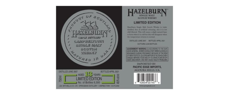 TTB Neuheit: Hazelburn 13yo Limited Edition
