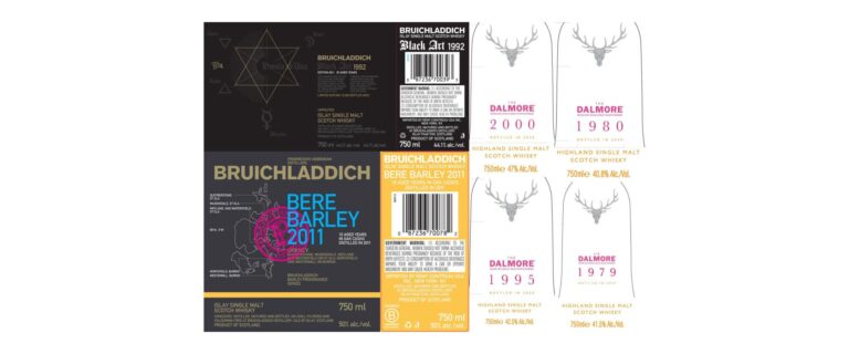 TTB-Neuheiten: Bruichladdich Black Art 9.1, Bruichladdich Bere Barley 2011, Dalmore 2000, 1995, 1980, 1979