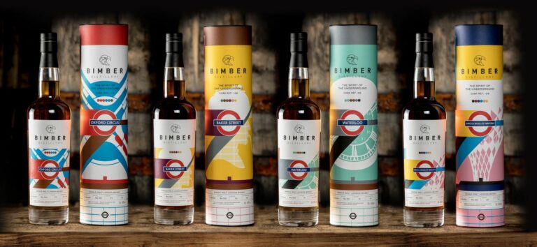 Bimber Distillery mit neuer Whisky-Serie mit Motiven der Londoner U-Bahn
