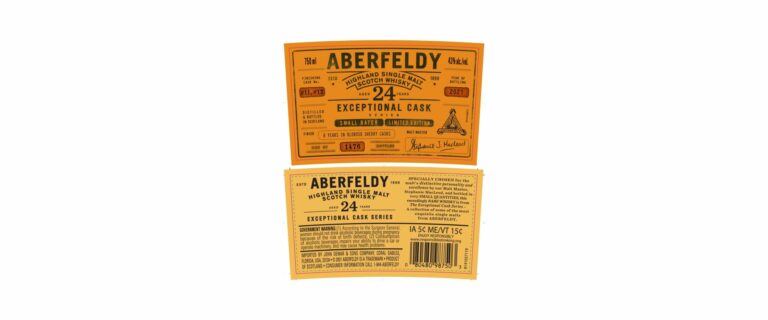 TTB-Neuheit: Aberfeldy Exceptional Cask Series 24yo